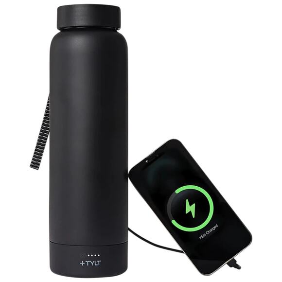 TYLT 24oz Insulated Bottle with 5700mAh Wireless Power Bank - Picture 3 of 3